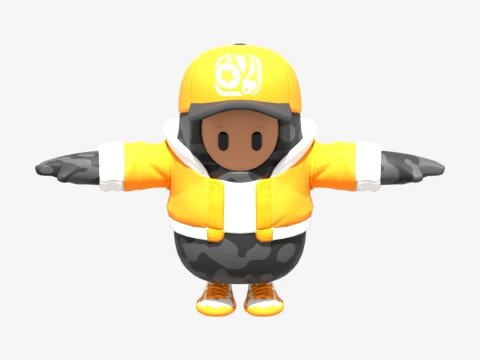 Symbol Stalwart Fall Guy - Fortnite 3D Model
