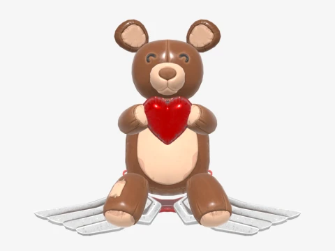 Bear Force One Glider - Fortnite 3D Model