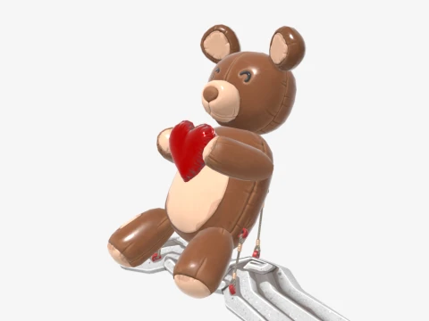 Bear Force One Glider - Fortnite 3D Model