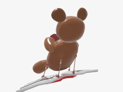 Bear Force One Glider - Fortnite 3D Model