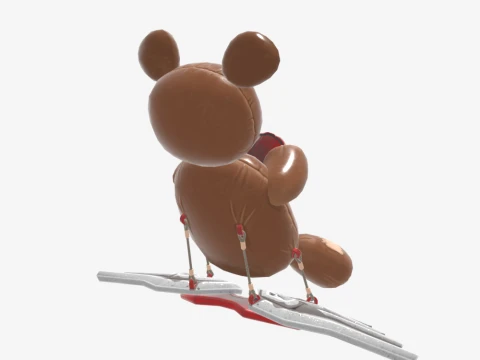 Bear Force One Glider - Fortnite 3D Model