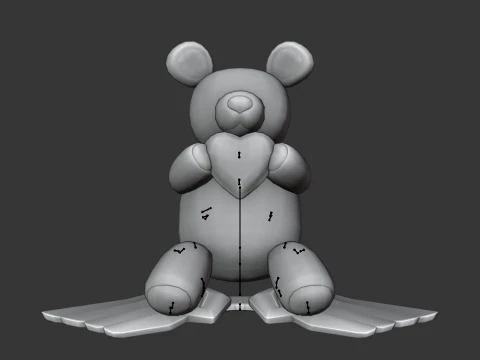 Bear Force One Glider - Fortnite 3D Model