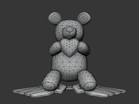 Bear Force One Glider - Fortnite 3D Model