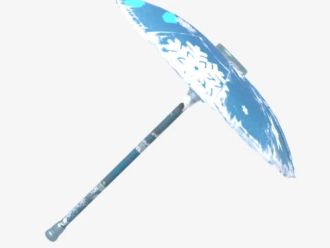 Snowflake Glider - Fortnite 3D Model