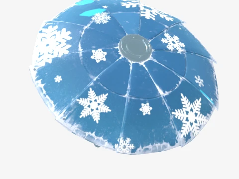 Snowflake Glider - Fortnite 3D Model