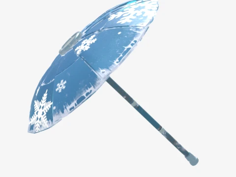 Snowflake Glider - Fortnite 3D Model