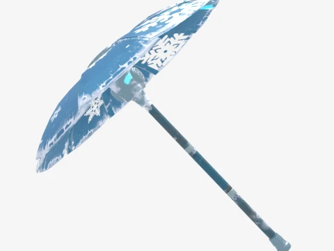 Snowflake Glider - Fortnite 3D Model
