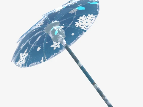 Snowflake Glider - Fortnite 3D Model