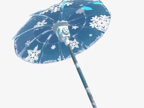 Snowflake Glider - Fortnite 3D Model