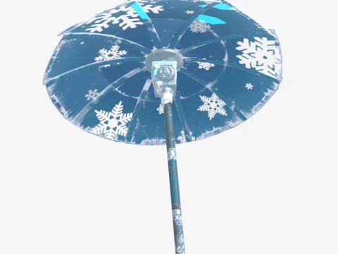 Snowflake Glider - Fortnite 3D Model