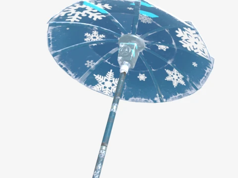 Snowflake Glider - Fortnite 3D Model