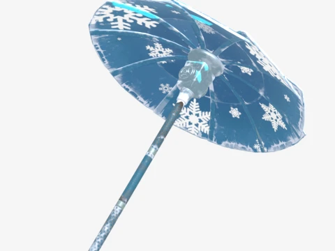 Snowflake Glider - Fortnite 3D Model