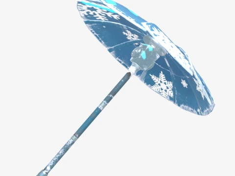 Snowflake Glider - Fortnite 3D Model