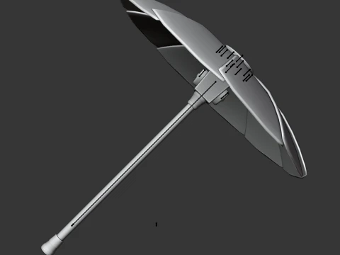 Snowflake Glider - Fortnite 3D Model