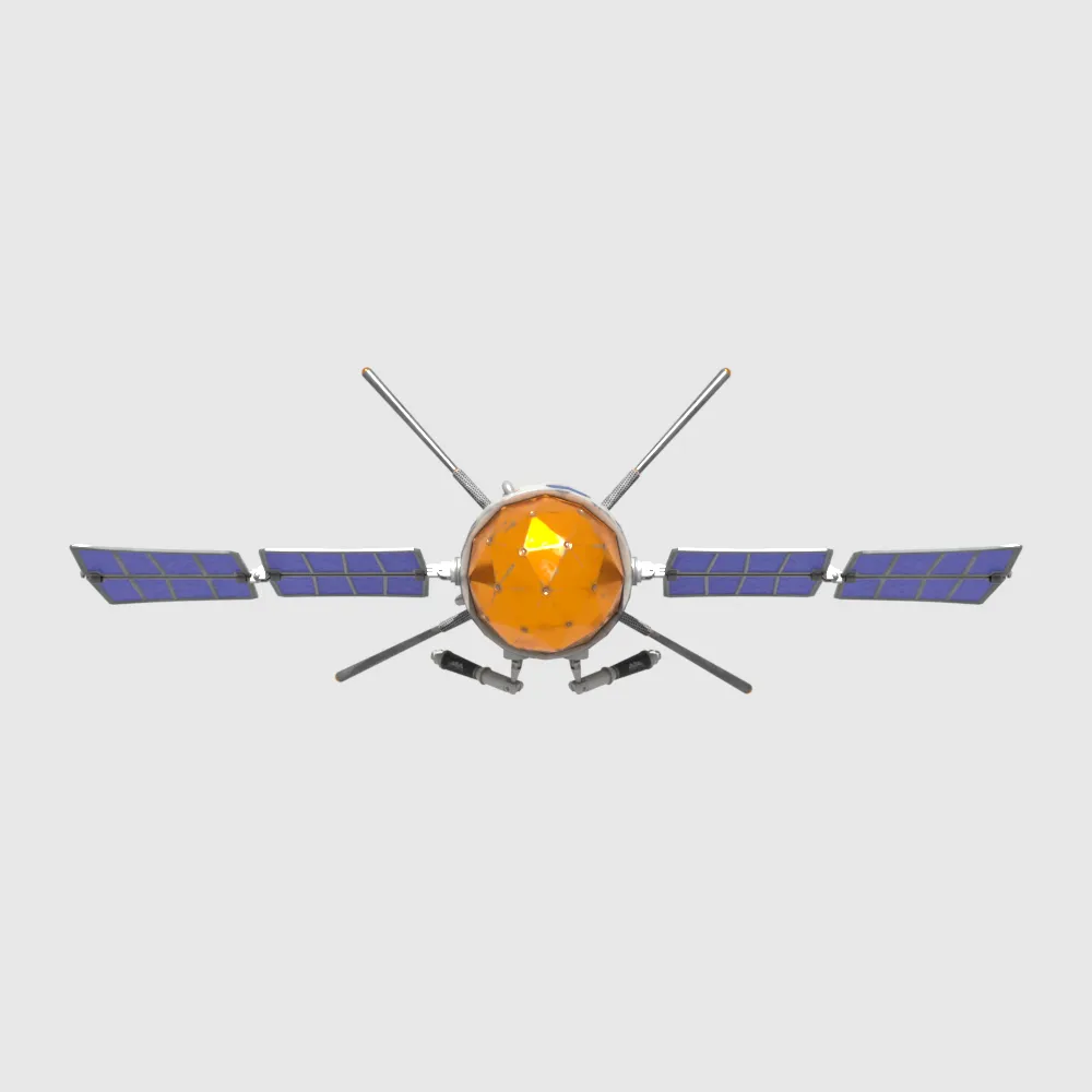 Planetary Probe Glider - Fortnite 3D Model .c4d .max .obj .3ds .fbx .stl .blend 