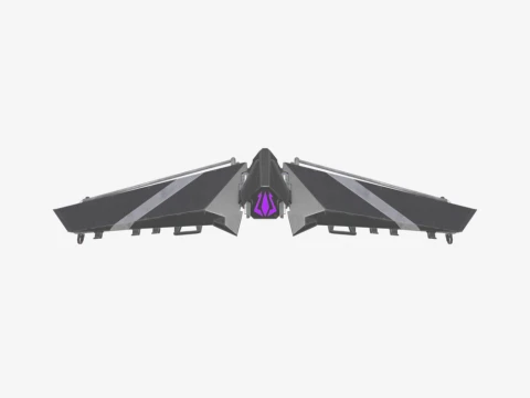Split Wing Glider - Fortnite 3D Model