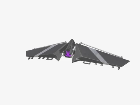 Split Wing Glider - Fortnite 3D Model