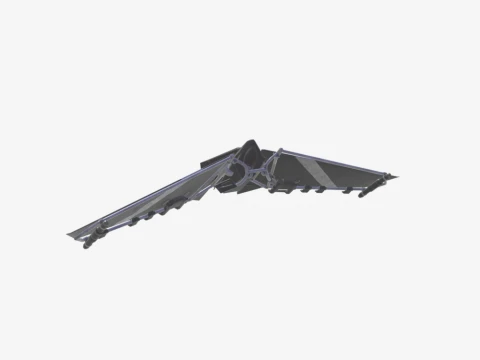 Split Wing Glider - Fortnite 3D Model