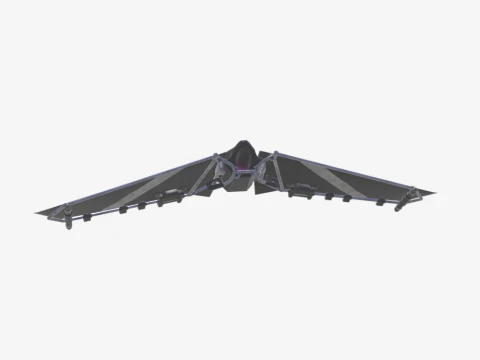 Split Wing Glider - Fortnite 3D Model