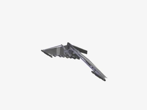Split Wing Glider - Fortnite 3D Model