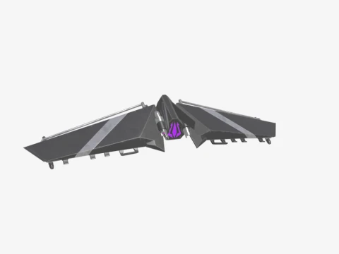 Split Wing Glider - Fortnite 3D Model