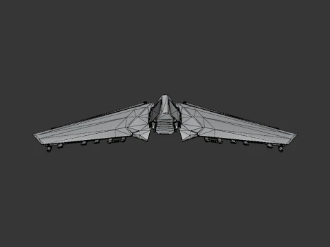 Split Wing Glider - Fortnite 3D Model