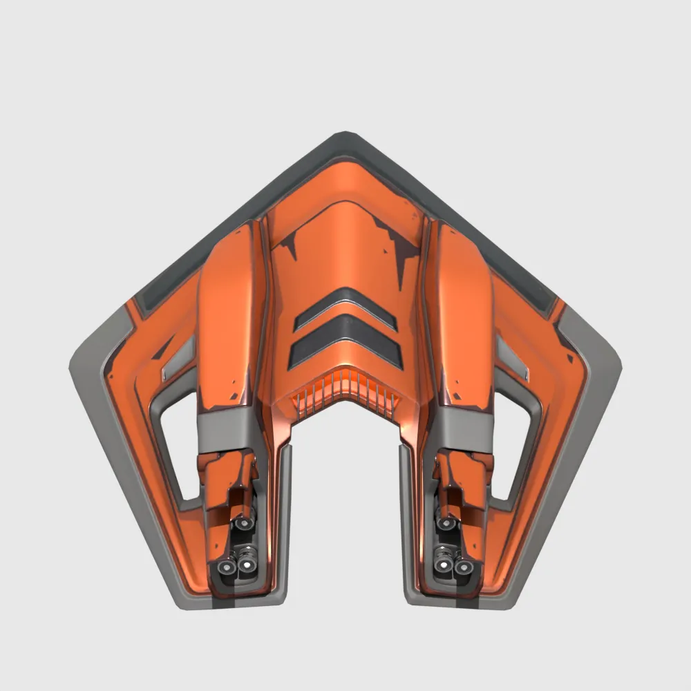 Forerunner Glider - Fortnite 3D Model .c4d .max .obj .3ds .fbx .stl .blend 