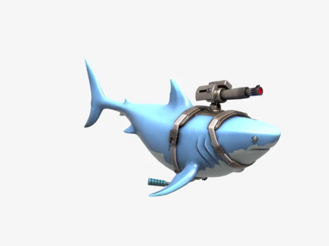 Laser Chomp Glider - Fortnite 3D Модель