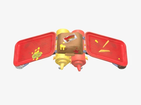 Flying Saucer Glider - Fortnite 3D Model