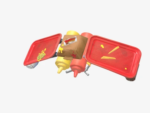Flying Saucer Glider - Fortnite 3D Model