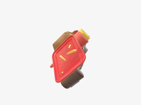 Flying Saucer Glider - Fortnite 3D Model
