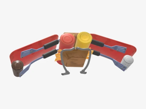 Flying Saucer Glider - Fortnite 3D Model