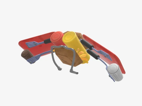 Flying Saucer Glider - Fortnite 3D Model