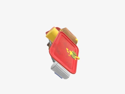 Flying Saucer Glider - Fortnite 3D Model