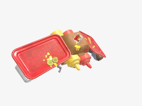Flying Saucer Glider - Fortnite 3D Model