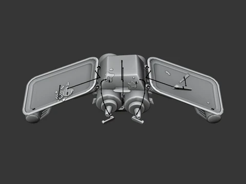 Flying Saucer Glider - Fortnite 3D Model