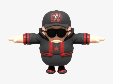 Upadek Szkarłatnego Dow&oacute;dcy &ndash; Fortnite Model 3D