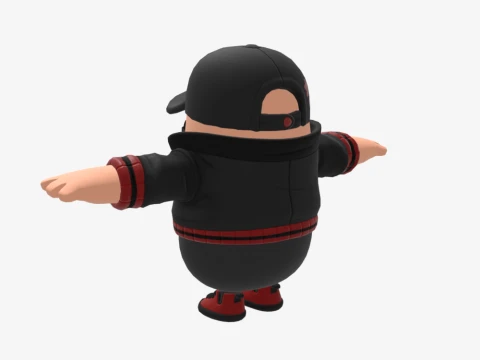 Scarlet Komutanı Fall Guy - Fortnite 3D Model