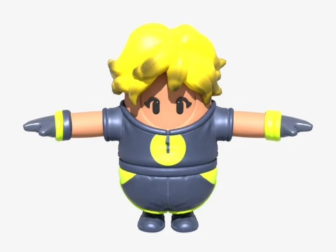 Hana Fall Guy - Fortnite 3D Model