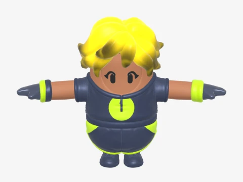 Hana Fall Guy - Fortnite Modelo 3D