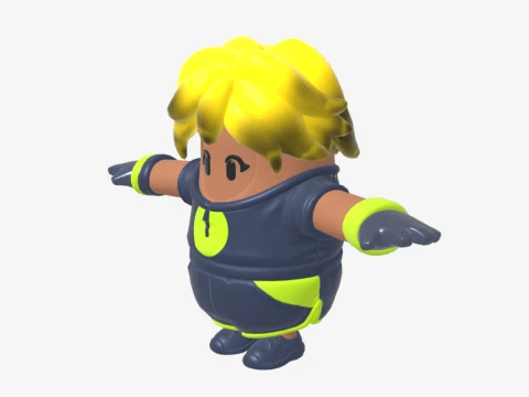 Hana Fall Guy - Fortnite Modelo 3D