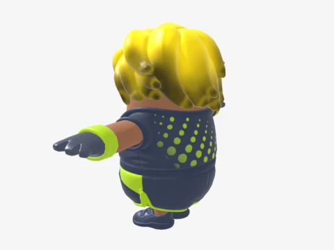 Hana Fall Guy - Fortnite Modelo 3D