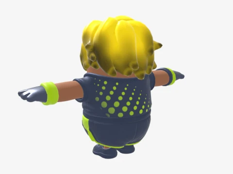 Hana Fall Guy - Fortnite Modelo 3D