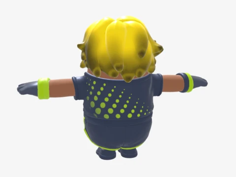 Hana Fall Guy - Fortnite Modelo 3D
