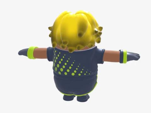 Hana Fall Guy - Fortnite Modelo 3D
