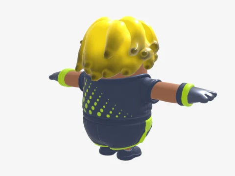 Hana Fall Guy - Fortnite Modelo 3D