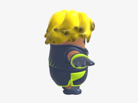 Hana Fall Guy - Fortnite Modelo 3D