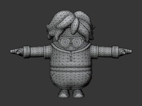 Hana Fall Guy - Fortnite Modelo 3D