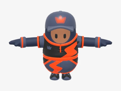 Slugger Fall Guy - Fortnite 3D Model