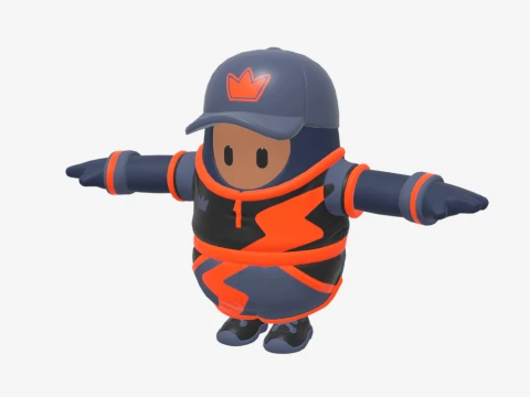 Slugger Fall Guy - Fortnite 3D Model